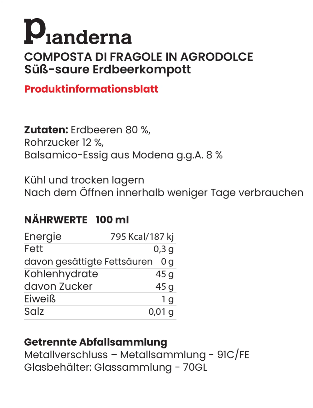 Compotée de fraises aigre-douce | Fraîche et polyvalente