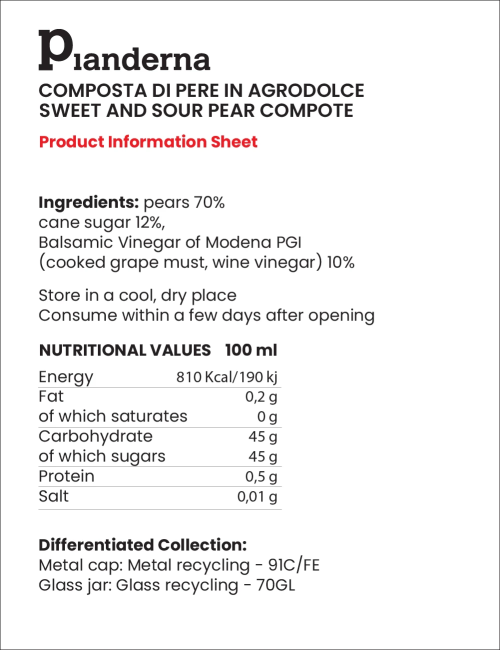 Compotée de poires aigre-douce | Pour fromages affinés