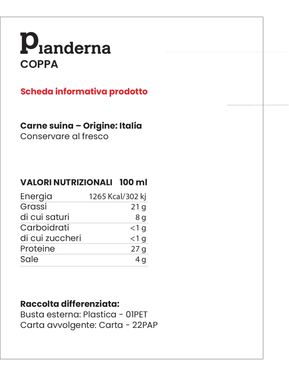 Coppa artesanal de Emilia | Embutido curado