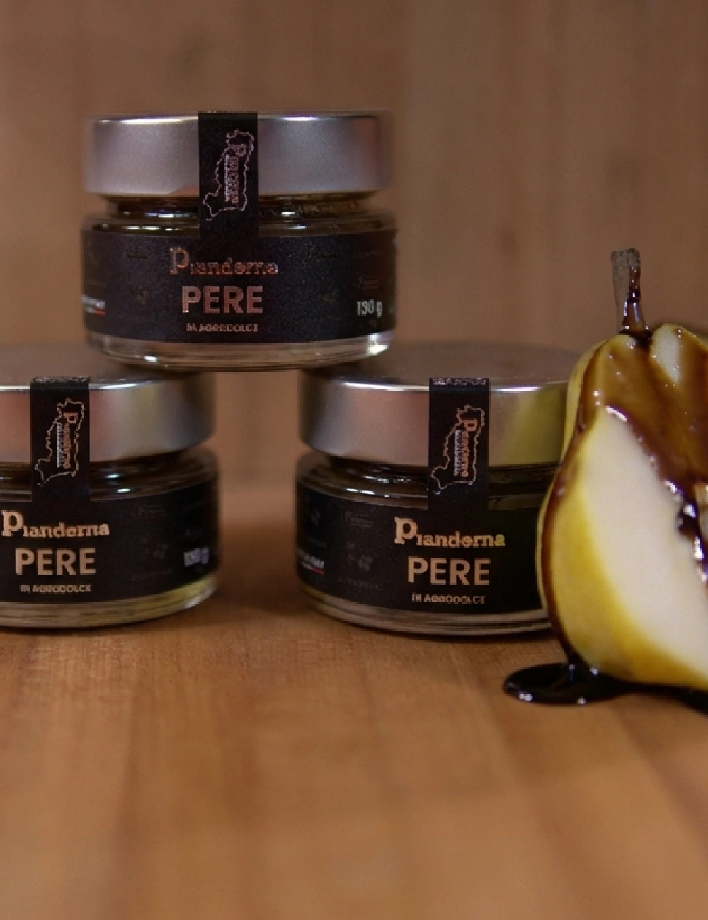 Sweet and sour pear compote