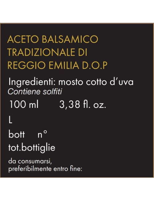 Vinaigre Balsamique Reggio Emilia Aragosta AOP | 12+ ans