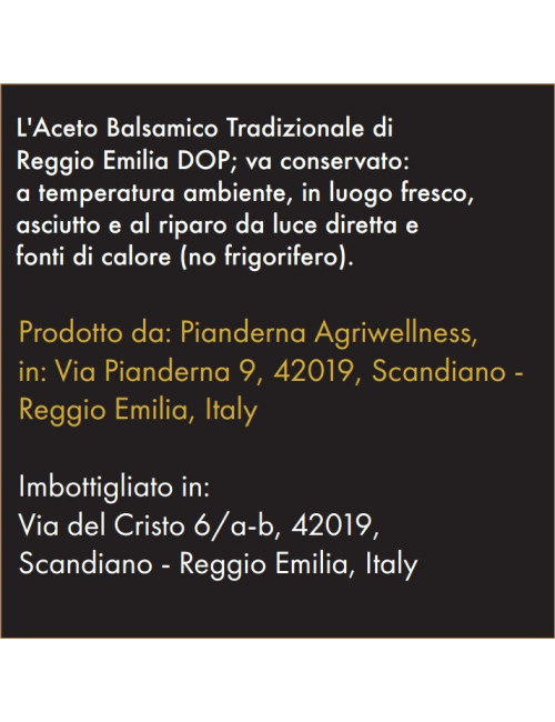 Reggio Emilia PDO Gold Vinegar | 25+ years
