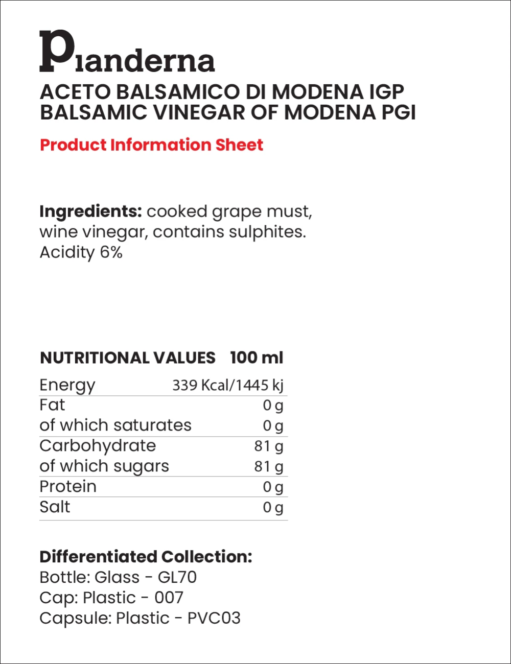 Balsamico-Essig aus Modena g.g.A.