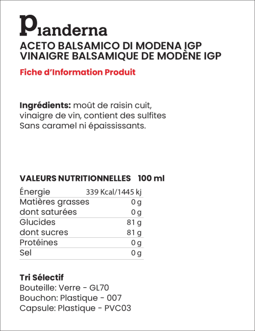 Aceto Balsamico di Modena IGP