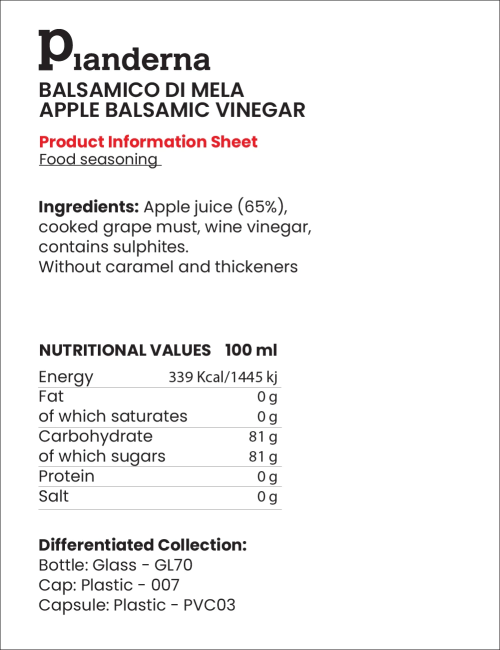 Condimento Balsamico di Mela