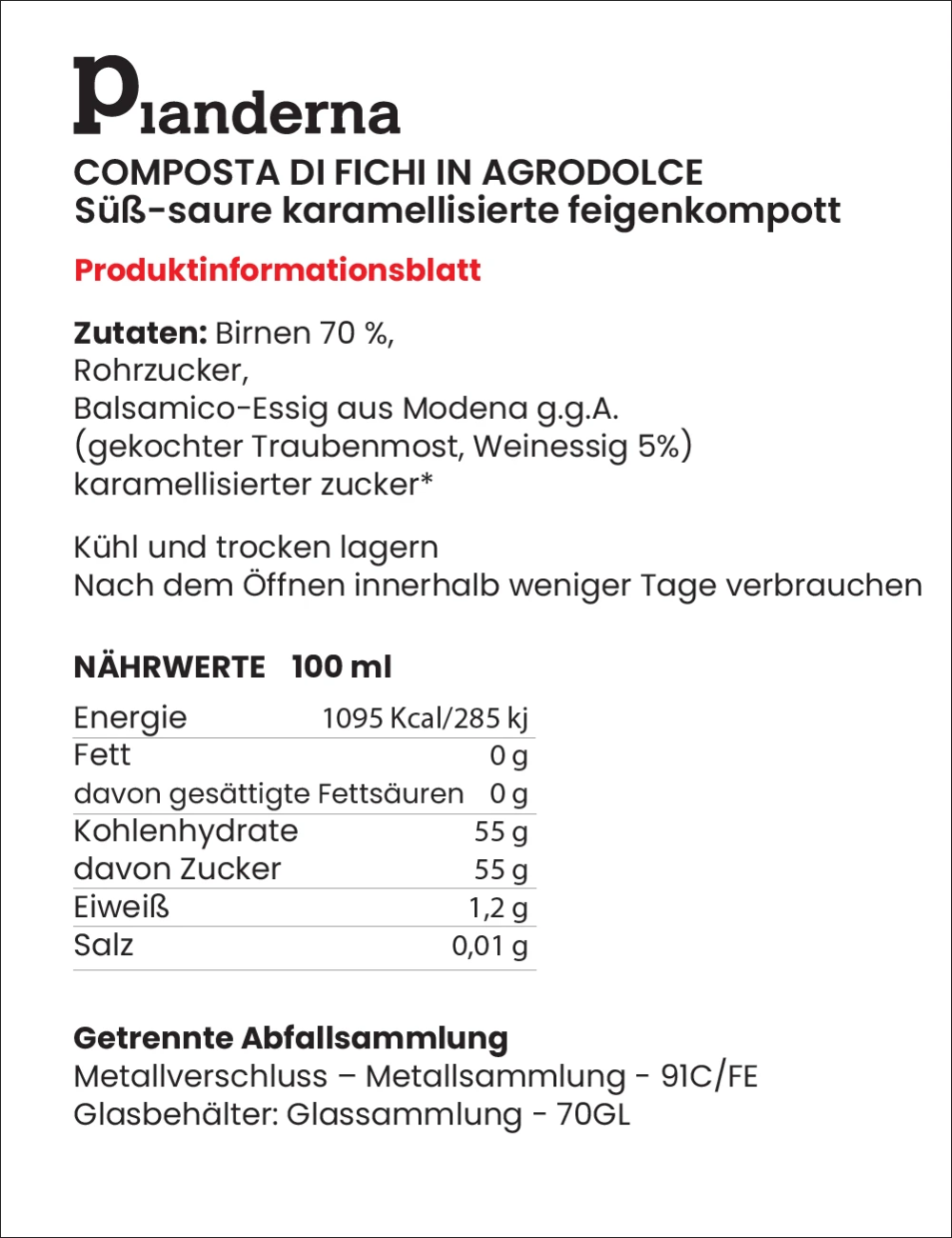 Süßsaure karamellisierte Feigenkompote