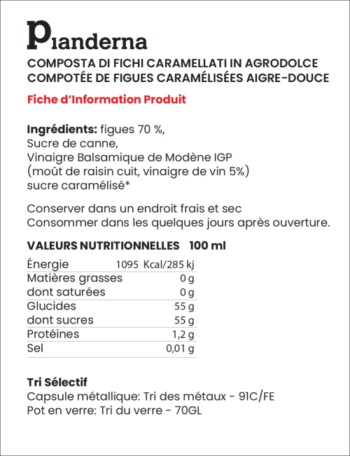 Compotée de figues caramélisées | Pour fromages fins